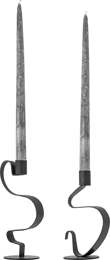 Portavelas para velas clásicas, Pack de 2 unidades