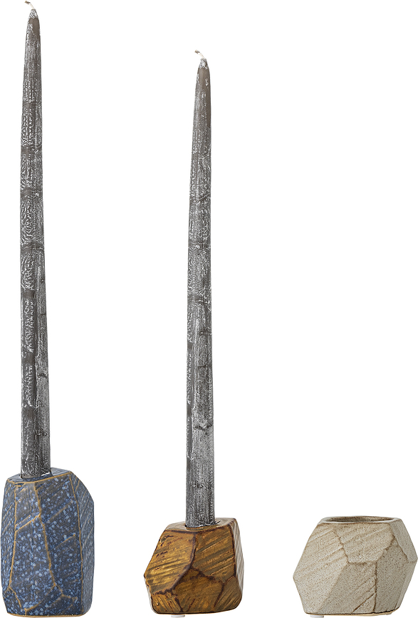 Portavelas para velas clásicas y de té Kimber, Set de 3 piezas