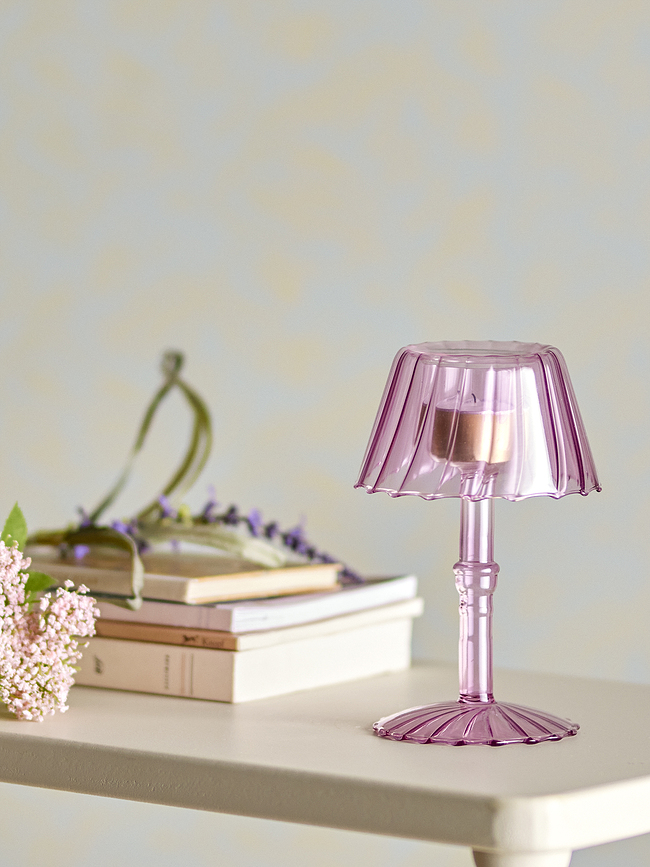 Portavelas para velas de té Cisco, 18 cm, verde