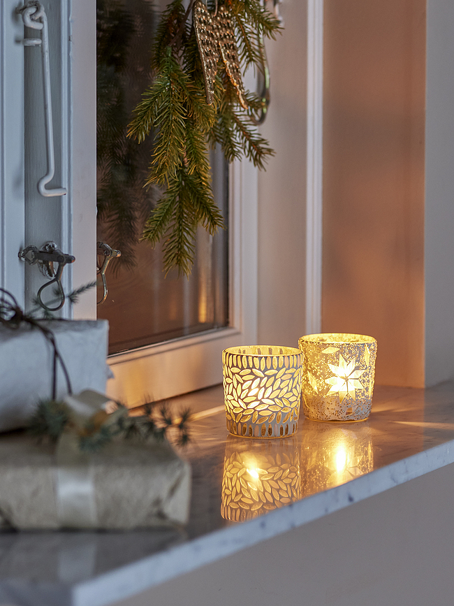 Portavelas para velas de té Myr, blancos