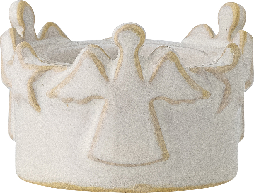 Portavelas para velas de té Starry, con diseño de ángeles