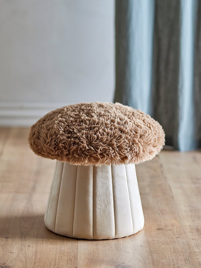 Pouf Bertil 37 cm, Shaggy