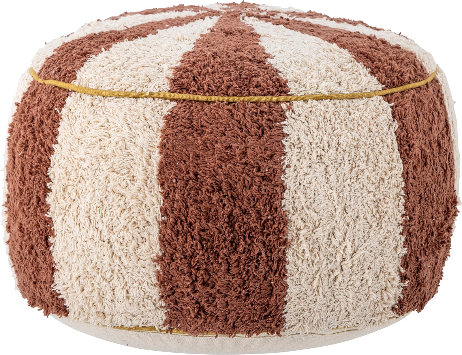 Pouf Charoline, braun-beige