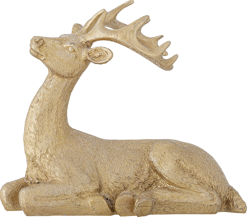 Pranzer Figurine de Noël, cerf couché