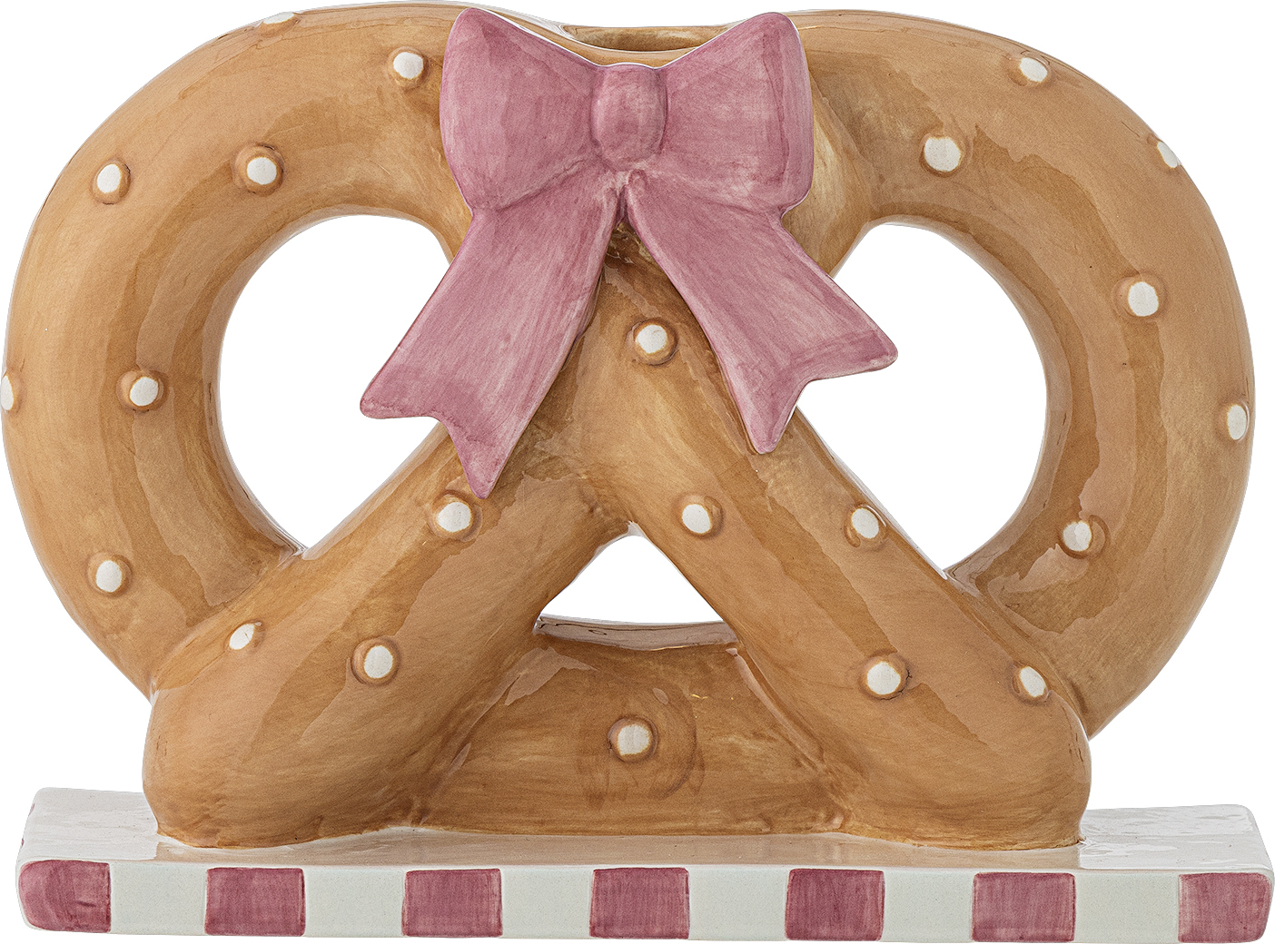 Pretzie Kerzenständer 14,5 cm, braun