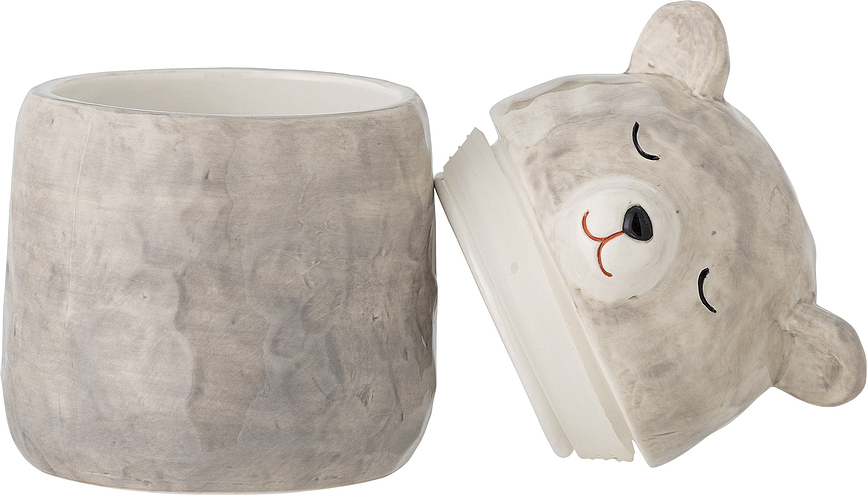 Puk Récipient avec couvercle, 440 ml, gris