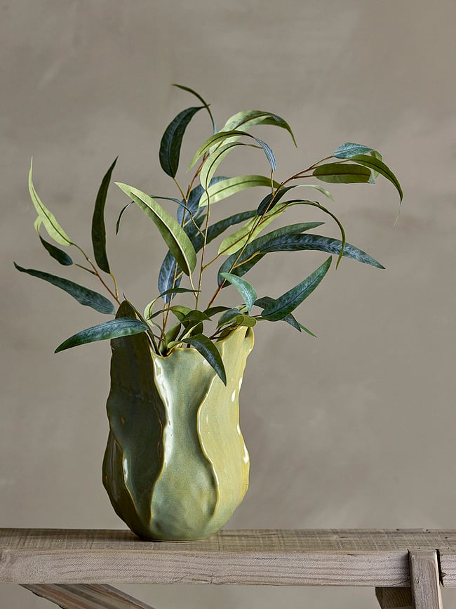 Rama artificial de eucalipto Bloomingville, 76 cm, verde