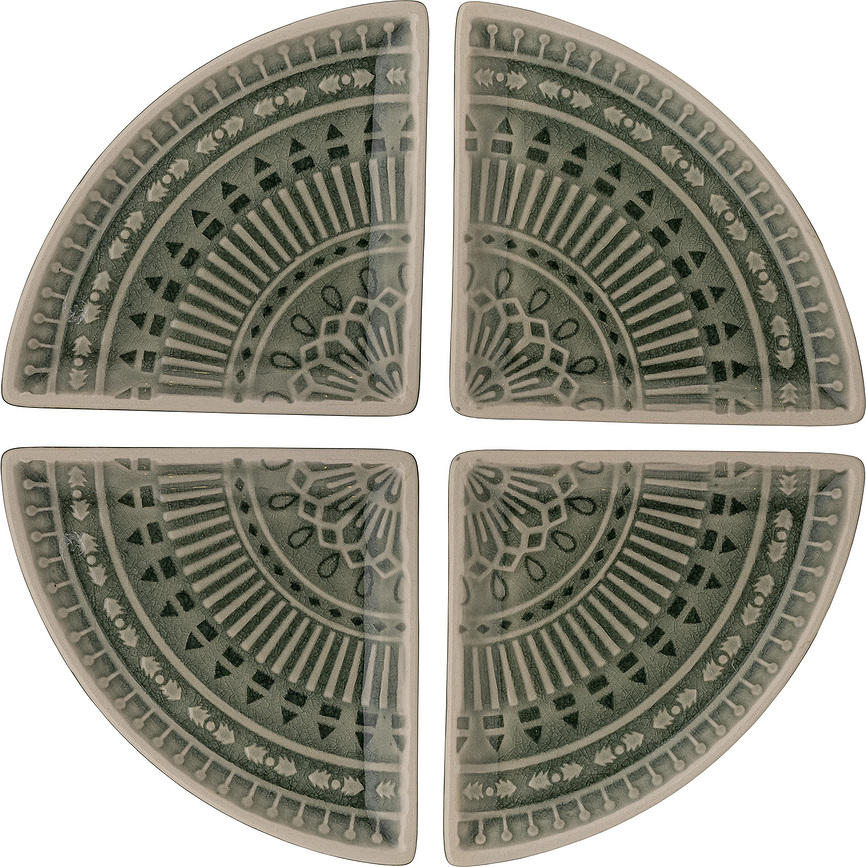 Rani Assiettes à apéritif, Lot de 4