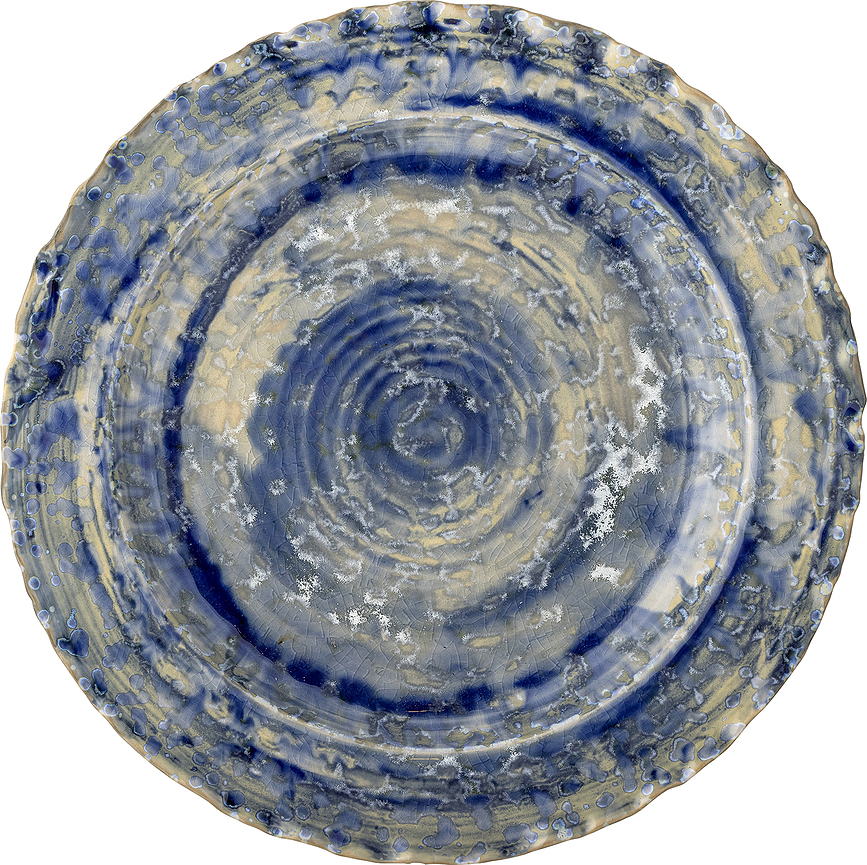 Rowan Assiette Plate 27 cm, bleue