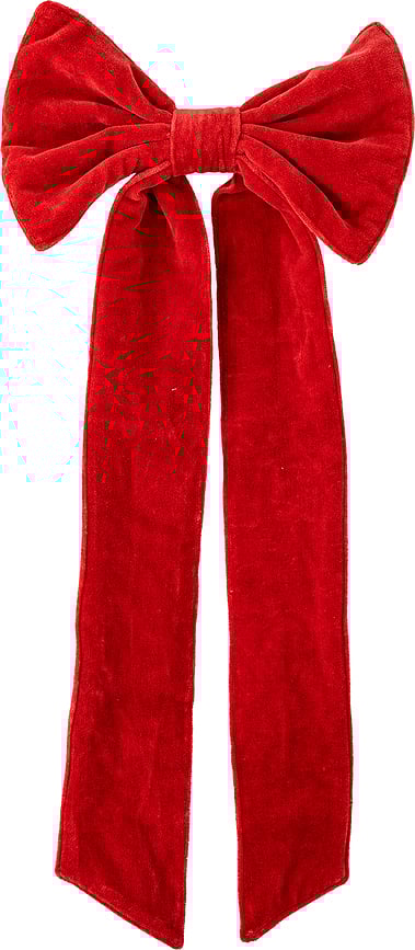 Ruby Χριστουγεννιάτικο Στολίδι Φιόγκος, κόκκινο