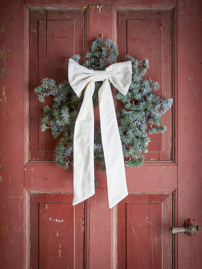 Ruby Χριστουγεννιάτικο Στολίδι Φιόγκος, κόκκινο