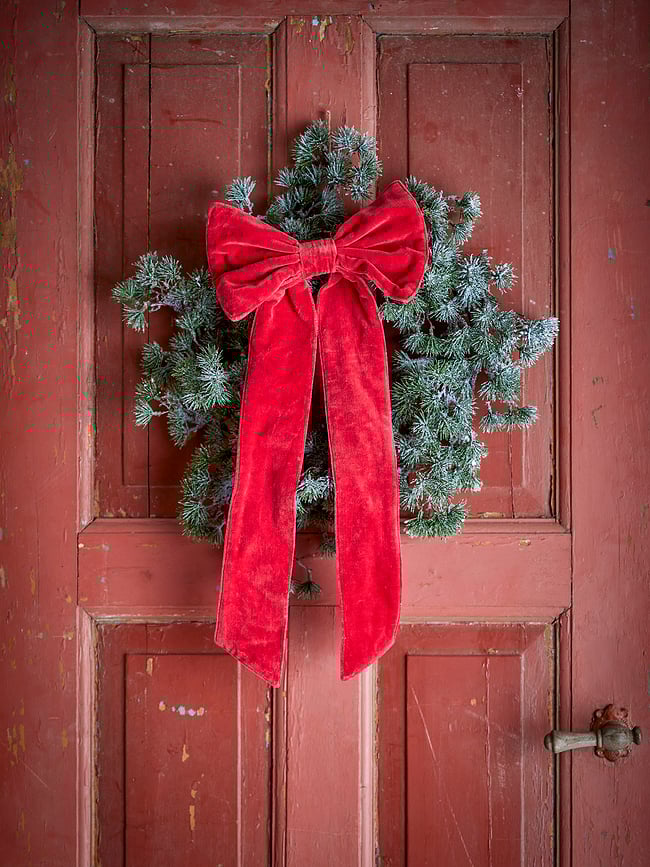 Ruby Mašna božićna crvena