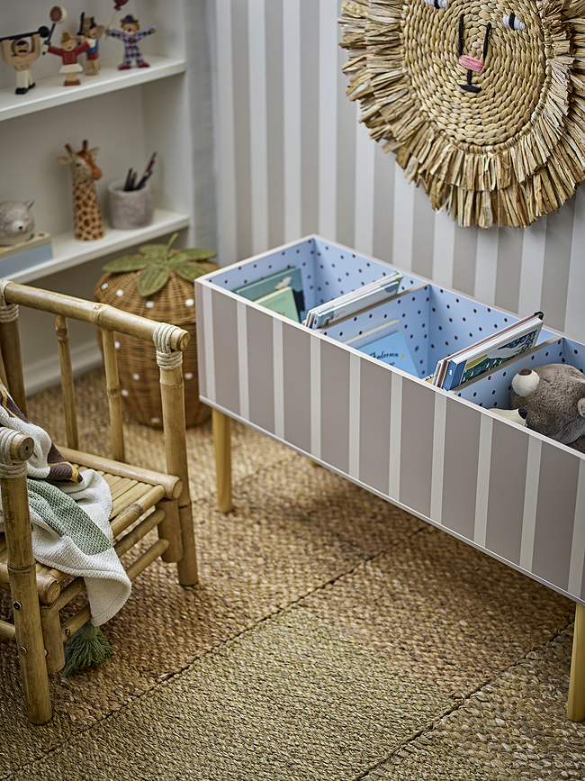 Salam Bac de Rangement pour livres et jouets, 90 cm