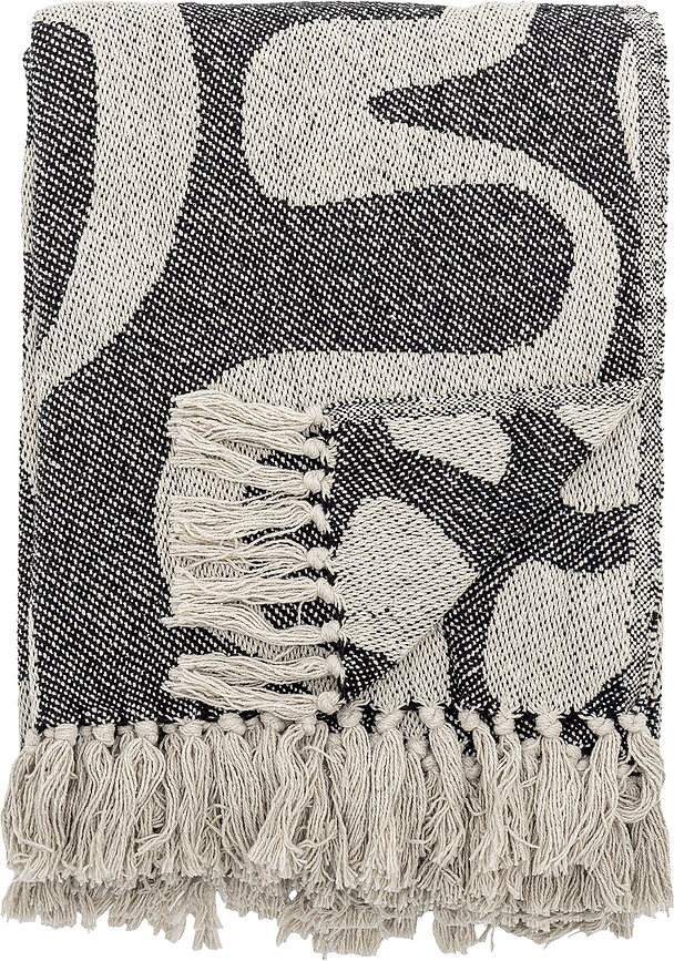 Salobre Plaid, 130 x 160 cm, noir