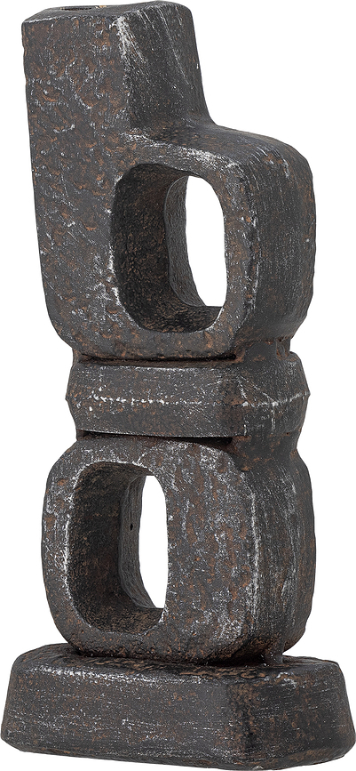 Sanah Svečnik za klasično svečo, 19 cm, črn