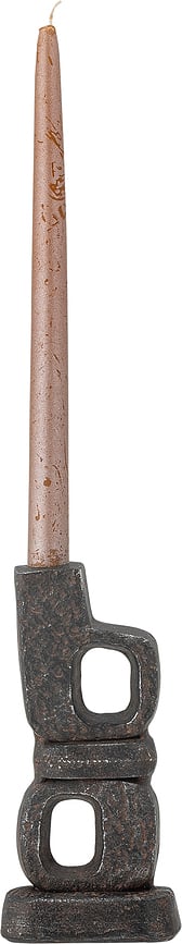 Sanah Svijećnjak za klasičnu svijeću 19 cm crni