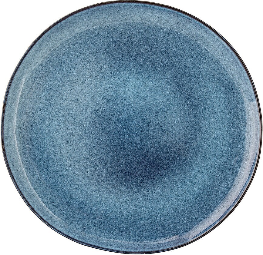 Sandrine Assiette de table, 28 cm, bleue