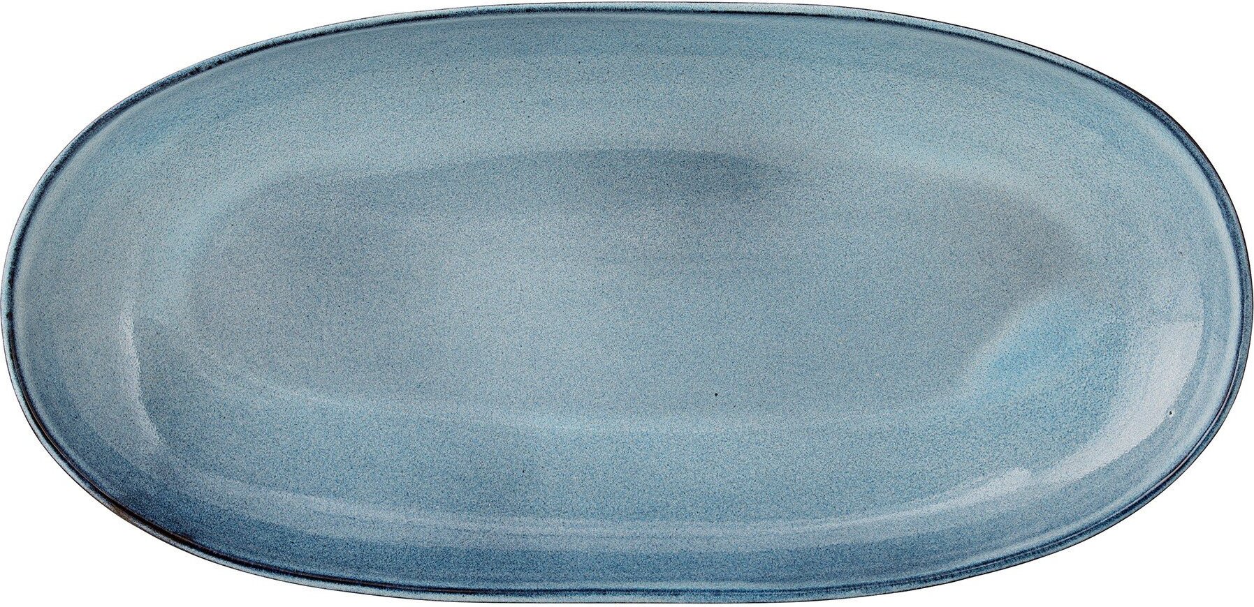 Sandrine Platte 34 cm blau