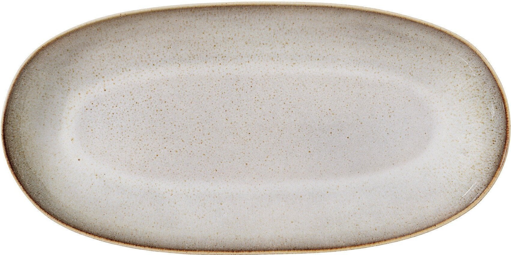 Sandrine Platte 42 cm hellgrau