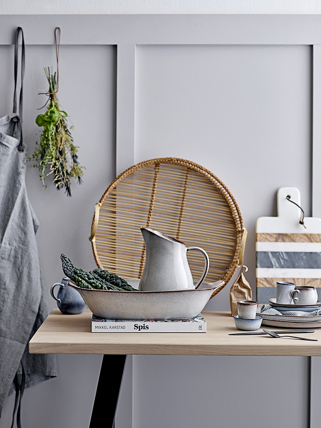 Sandrine Posoda za serviranje, 3,5 l, svetlo siva