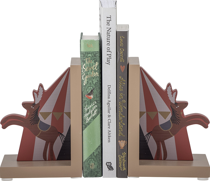 Santos Βιβλιοστάτες, σχέδιο αλόγων, 2 τμχ