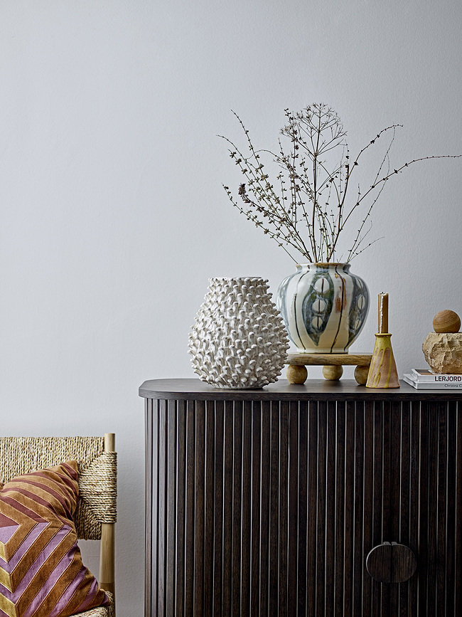 Savitri Κηροπήγιο για κλασικό κερί, 12 εκ., κίτρινο