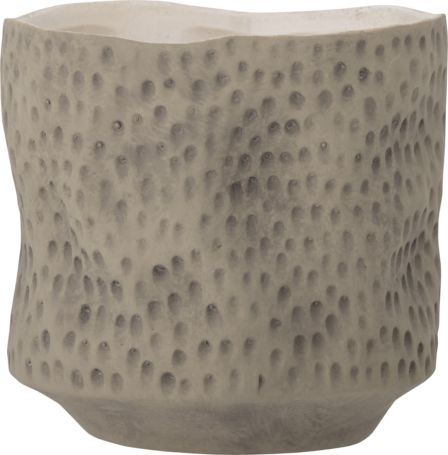 Sagebrook Home Keramik-Übertopf 14x14x11,4 Cm – Beige/weiß, Geometrisches Design, Für Pflanzen