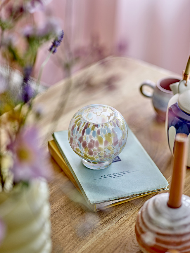 Selina Bougeoir pour chauffe-plat, rond