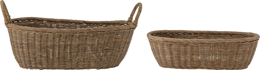 Selma Paniers de Rangement en rotin, Lot de 2