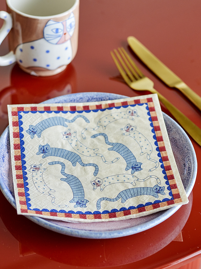 Serviettes en papier Missy 33 cm, lot de 20