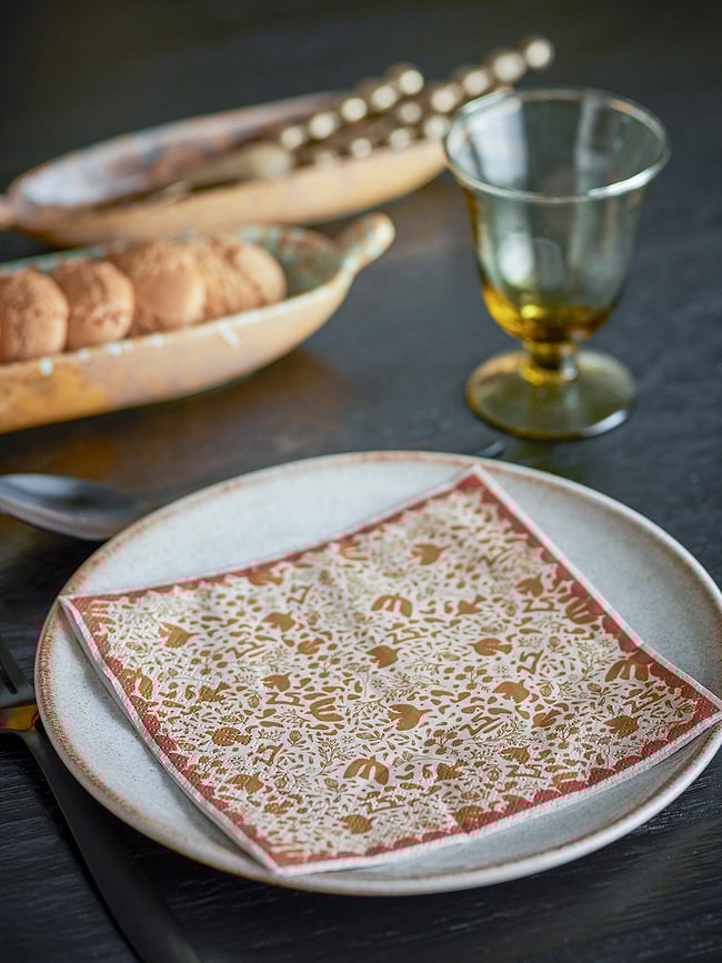 Servilletas de papel Anniversary, 33 x 33 cm, amarillas, 20 unidades