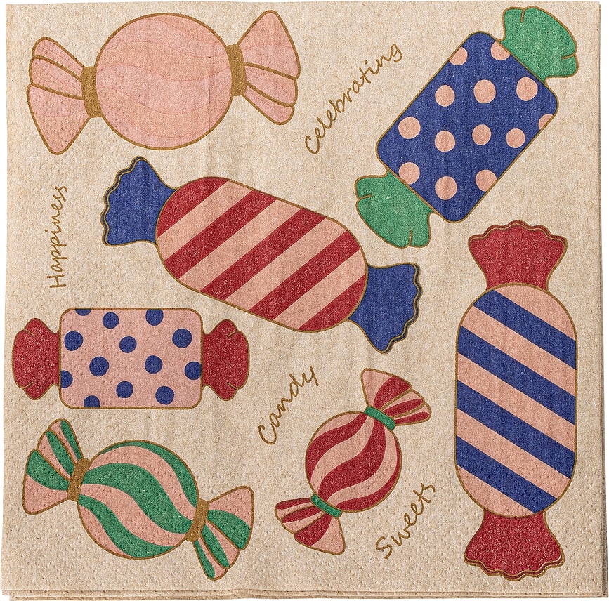 Servilletas de papel Caramella, 33 cm, 20 unidades