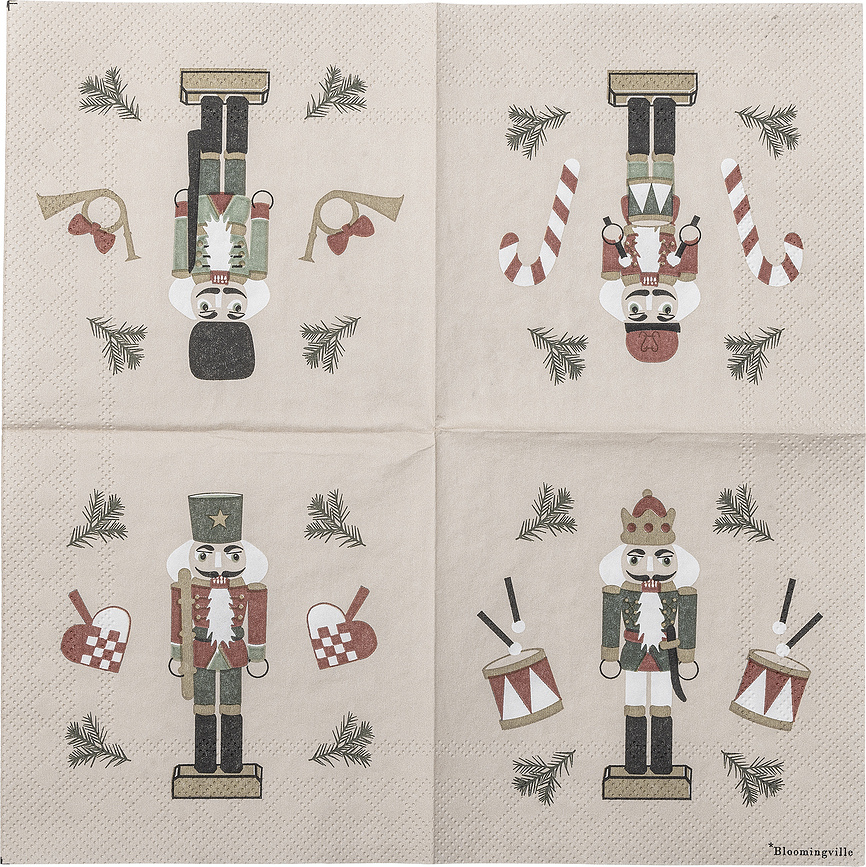 Servilletas de papel Jolly, 25 cm, 20 unidades