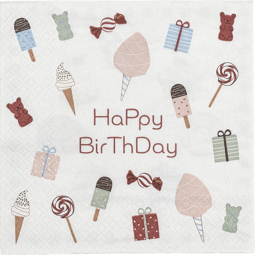 Servilletas de papel Sweets, 20 unidades