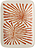 Servírovací tanier /misa Fauni 11,5 x 15 cm červený