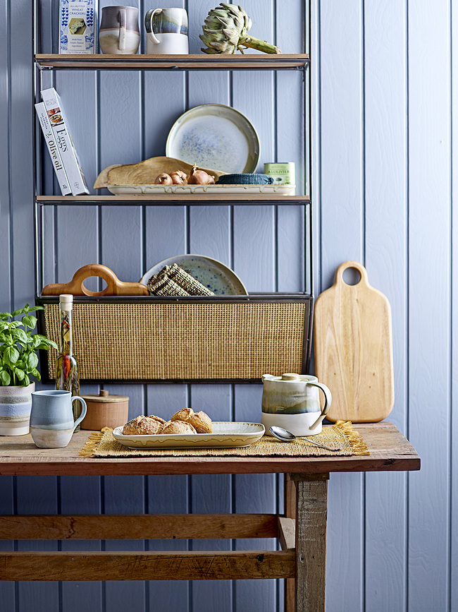 Seselia Plateau de service, 38 cm, en bois de manguier