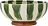 Shakti serveringsskål 26 cm, grøn