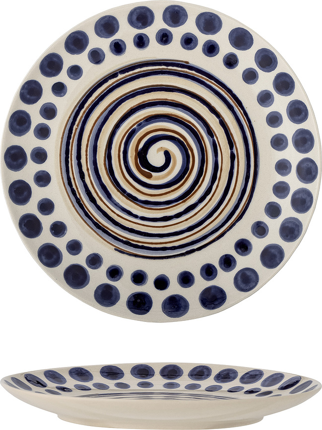 Shama Assiette à Déjeuner 20,5 cm, verte