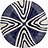 Shama Assiette de Petit-Déjeuner 20,5 cm, bleue