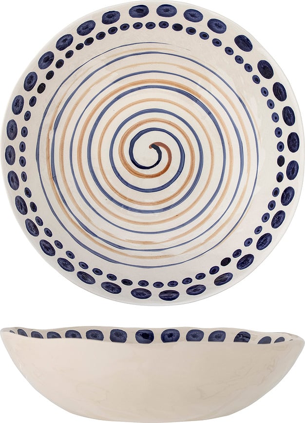 Shama Schüssel 39 cm blau-gold