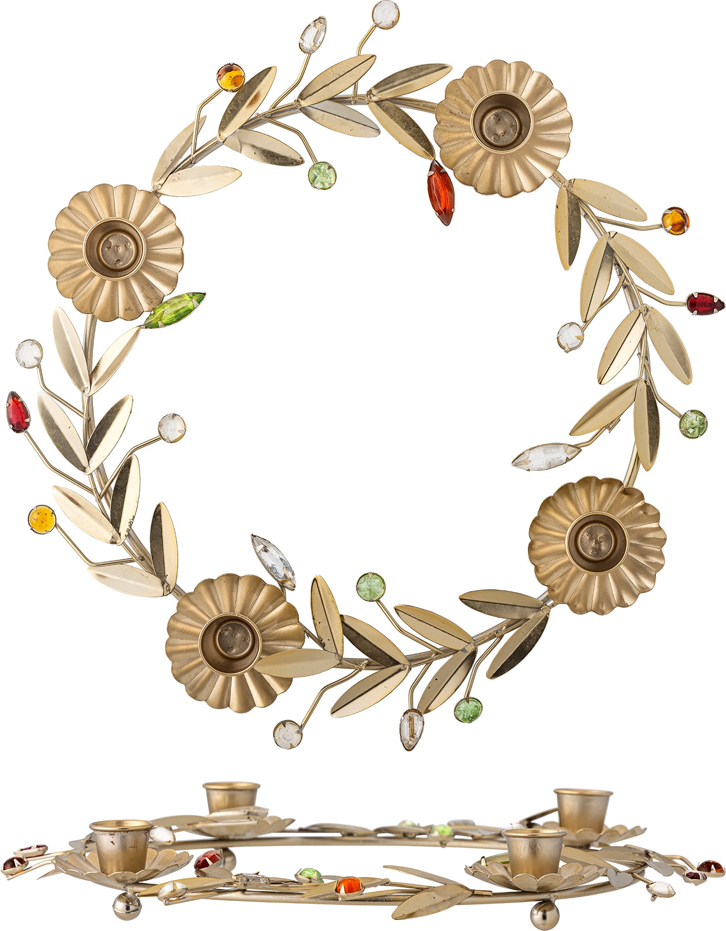 Shankar Adventskerzenhalter 5 cm, gold