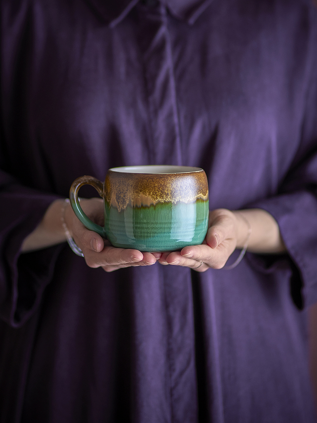 Sheen Κούπες, 400 ml, κίτρινες, μπλε, 4 τμχ