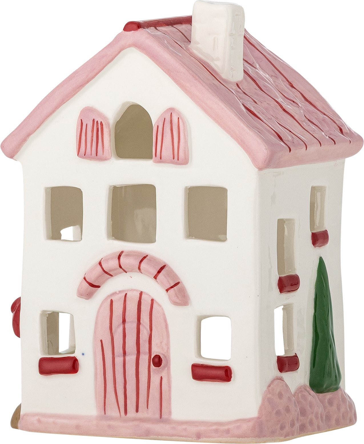 Shirly Teelichthalter Haus 16 cm, mehrfarbig