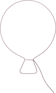 Sienas dekorācija Bloomingville Mini balons metāla