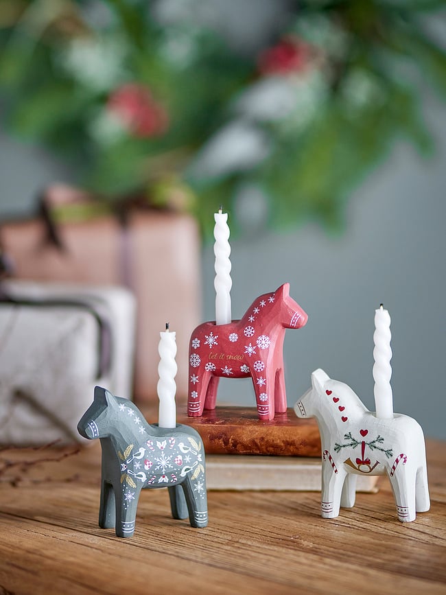 Siffer Figurines de Noël, chevaux, Lot de 3