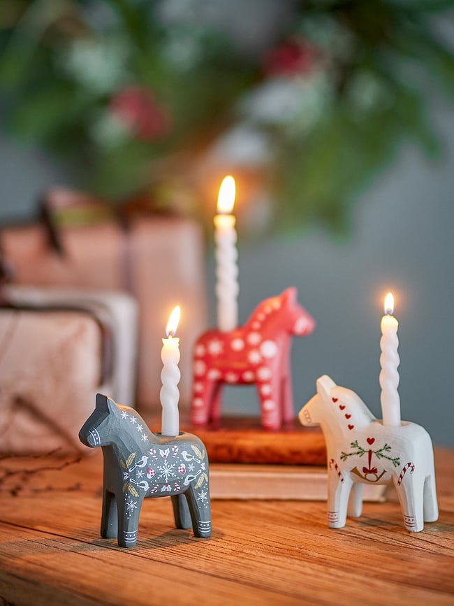 Siffer Figurines de Noël, chevaux, Lot de 3