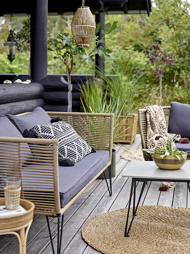 Sole Porte-Plantes en bambou, Lot de 2