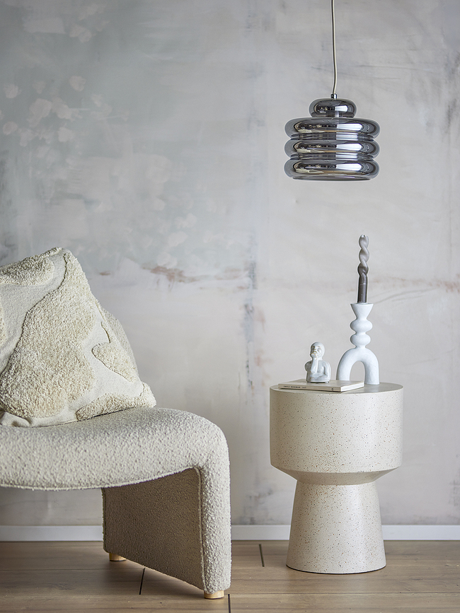 Spike Lampa viseća srebrna