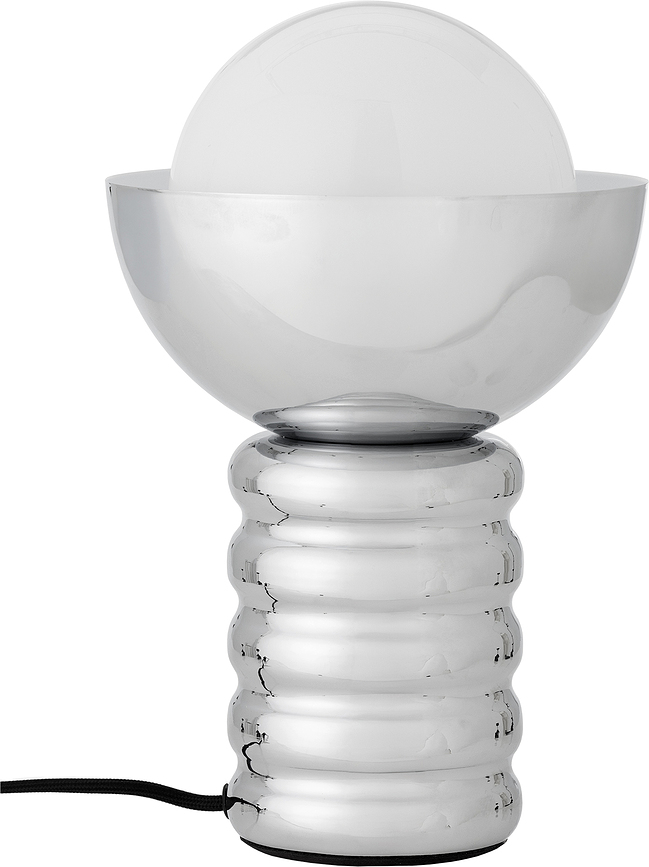 Spike Stolna Lampa 32 cm srebrna