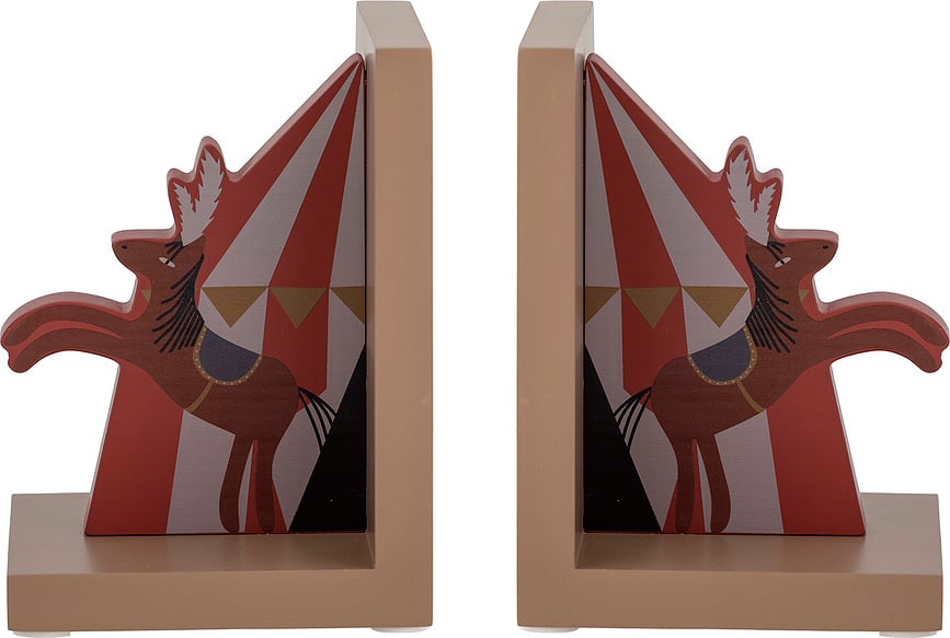 Sujetalibros Santos, diseño de caballos, Set de 2 piezas